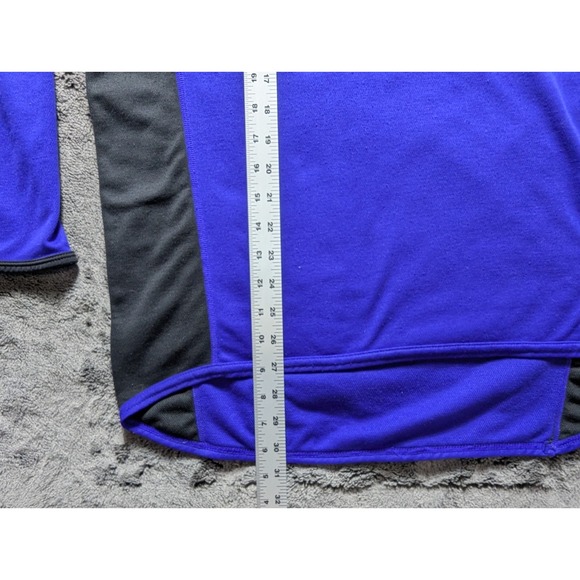 Vintage Nike F.I.T. Long Sleeve Athletic Shirt Men's Size XL Blue/Black - Picture 7 of 12